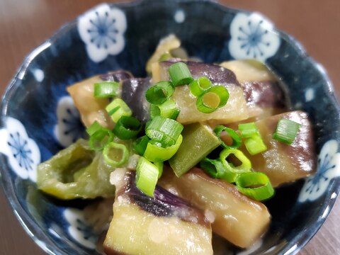 茄子とピーマン味噌煮